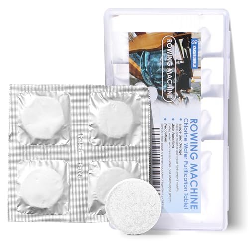 Water Purification Tablets - Eco-Friendly Cleaner for Rowing Machines (4 Tablets)