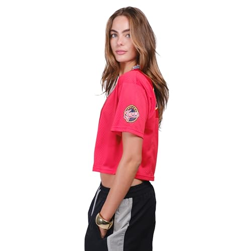 WNBA Women's Indiana Fever Super Soft Mesh Jersey Tank Top - Medium