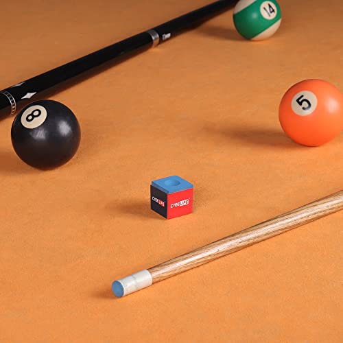 Billiard Chalk Set - 6pcs Blue Pool Table Accessories