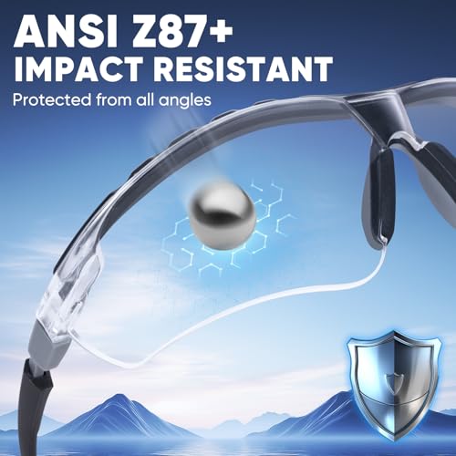 Anti-Fog Safety Glasses with UV Protection | Adjustable, Scratch-Resistant Eye Goggles for Men & Women