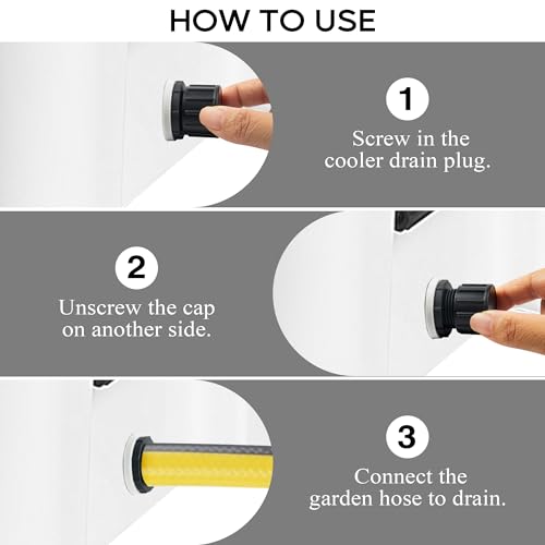 Cooler Drain Plug Hose Connection - 1 Pack Replacement for YETI