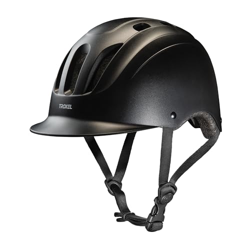Lightweight Adjustable Horse Riding Helmet - Black, Small