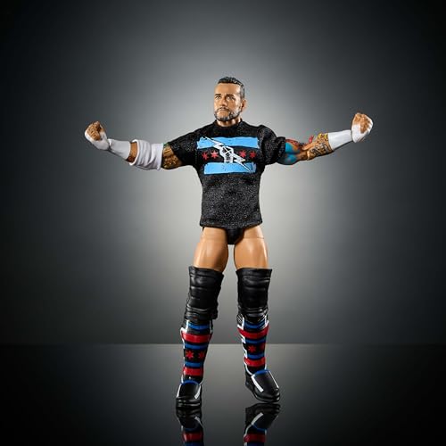 WWE Elite Action Figure - CM Punk 6-Inch Collectible with Accessories
