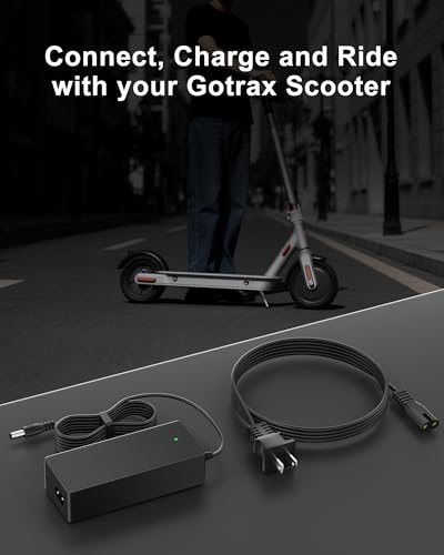 42V 2A Electric Scooter Charger for Gotrax, Jeston, Hiboy - Fast Charging