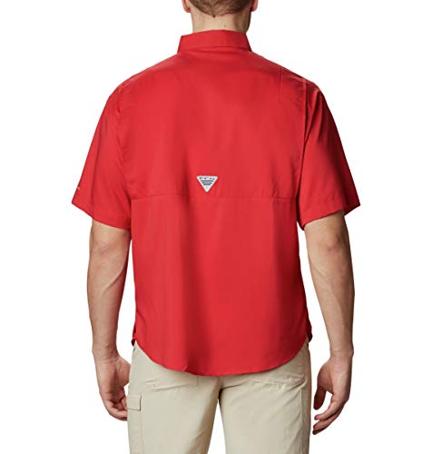 Men's Short Sleeve Fishing Shirt - Ohio State Buckeyes - XX-Large - Intense Red