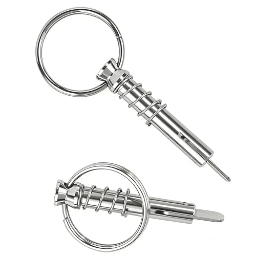 Bimini Top Quick Release Pins 1/4 inch Diameter with Drop Cam and
