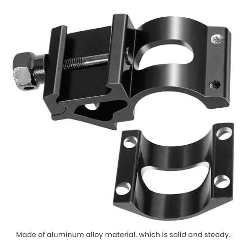 Offset Picatinny Flashlight Mount - 1 Inch Aluminum Alloy