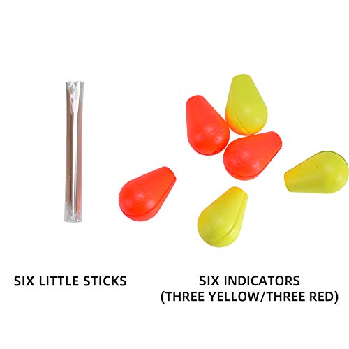 Teardrop Foam Fly Fishing Strike Indicator - 3 Pack, Large, Red