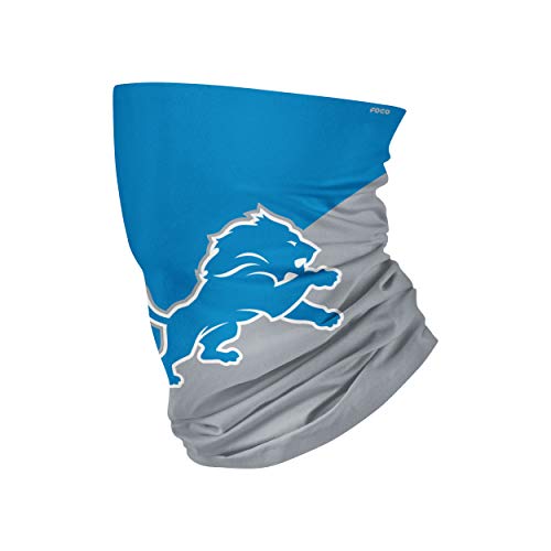 Detroit Lions Neck Gaiter - Unisex Adult Multiuse Big Logo