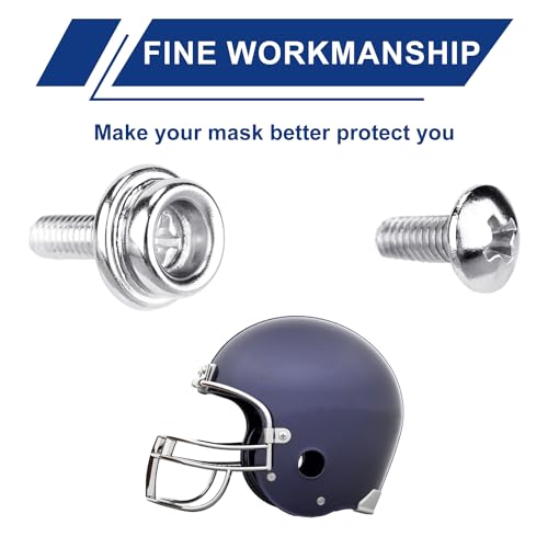 Football Helmet Repair Kit - 6 Stainless Steel Screws for Sports