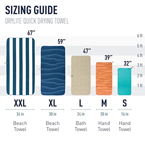 Sea to Summit Drylite Small Towel - Sage Green Lightweight Travel & Camping Microfiber