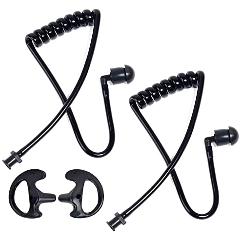 Acoustic Tube Replacement Earbud Kit for Covert Surveillance Earpiece