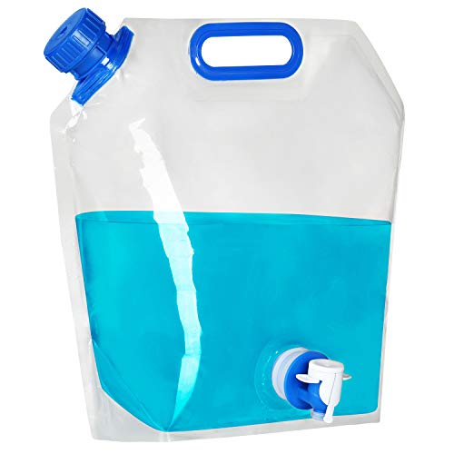Collapsible Water Container - 166.4 Ounces, BPA Free Plastic Jug