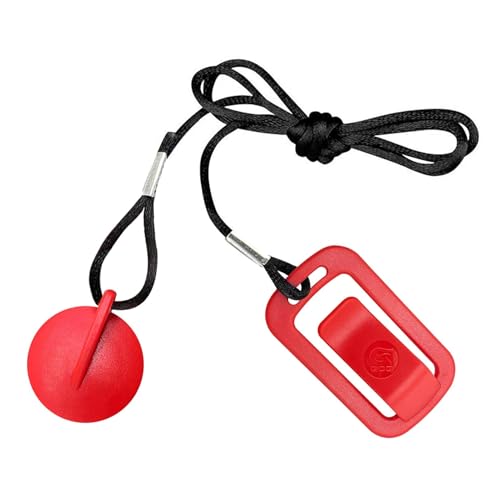 Universal Magnetic Treadmill Safety Key - Round Replacement Clip - Red