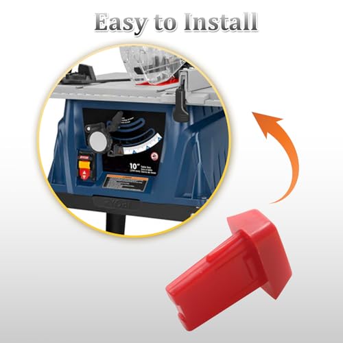 08912040610 Safety Switch Keys for Ryobi,Sears Craftsman,Delta,Wen,Dewalt,Jet,SawStop,Powertec,Rockwell Power Tools-Red,4 pcs