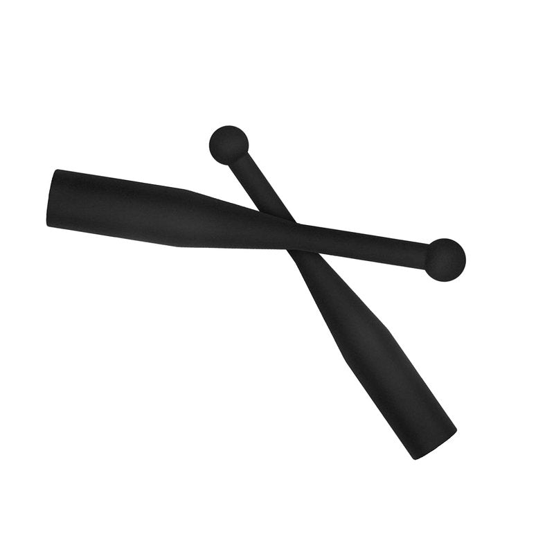 Trademark Innovations Indian Club Exercise Workout Bars (Set of 2, 4 Lbs. Each) Black