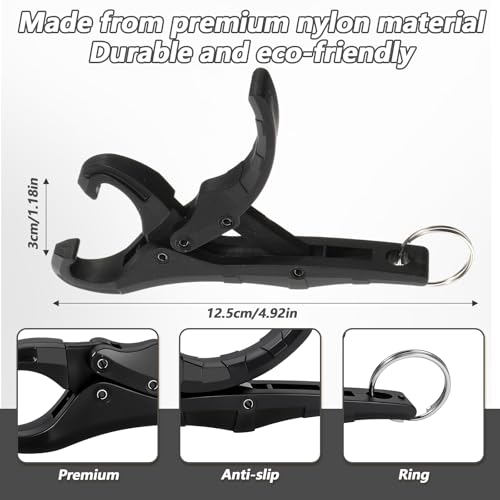Fish Lip Gripper Tool - 5-Inch Non-Damaging Grabber (2-Pack)