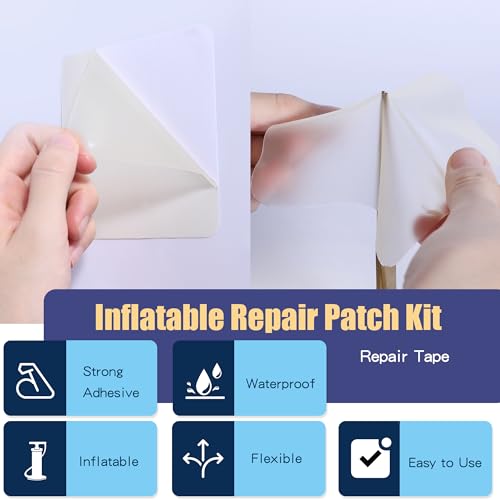 Inflatable Patch Repair Kit - Waterproof TPU Tape - 4in Square