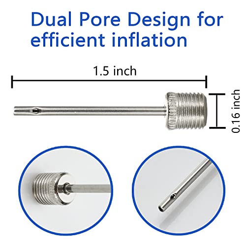 25-Piece Stainless Steel Air Pump Needle Set for Sports Balls with Storage Box