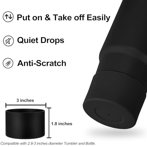 Spill Proof Tumbler Accessories Set - 8PC Silicone Kit for 30 & 40 oz Tumblers