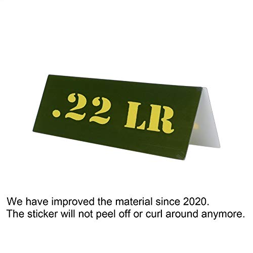 Ammo Can Stickers - 16 Pcs .22 LR Vinyl Skin Decals