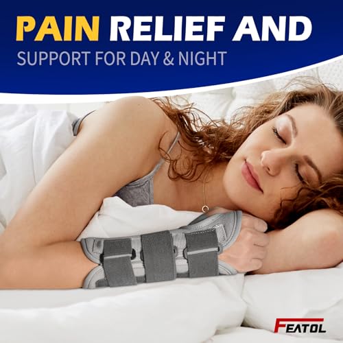 FEATOL Right Hand Wrist Brace Splint MED/LG Night Sleep Support — Carpal Tunnel, Arthritis, Tendonitis