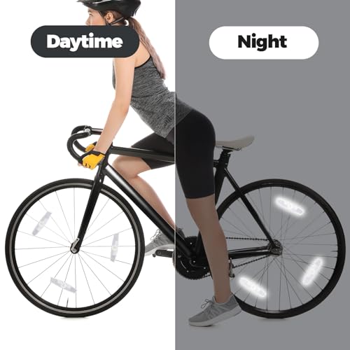 Bicycle Spoke Reflectors - 4 Pcs High Visibility Safety Accessories
