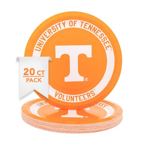 University of Tennessee Paper Plates - 20 Count, 9 Inch