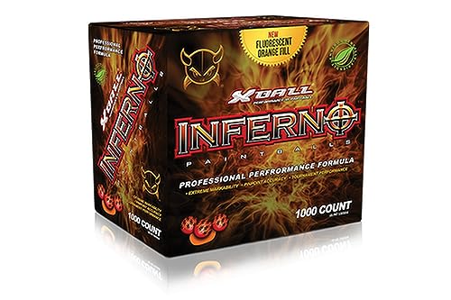 Premium .68 Caliber Paintballs - 1,000 Count, Orange Fill