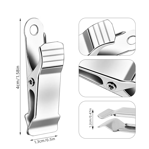 NATZERAT16 Pcs Metal Mini Clamps Mini Spring Clamp Crocodile Alligator Clips Alligator Clamps 1/2 Inch mini alligator clips for Work, Clothes, Photos, Curtains£¬smooth jaw£¬ 5/16 inch capacity