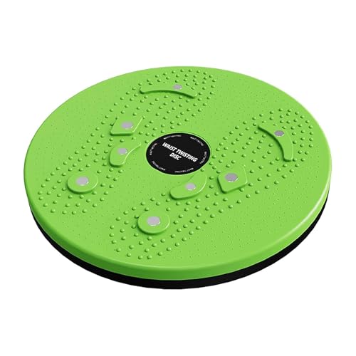 Waist Twisting Disc with 8 Magnets - 9.8 Inch Balance Board, Green