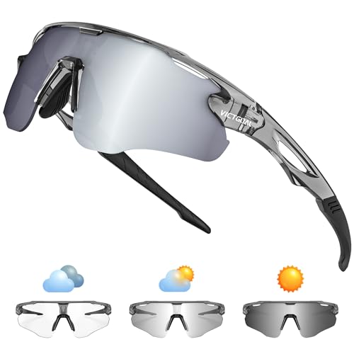 Photochromic Sunglasses for Men & Women - Grey UV Protection