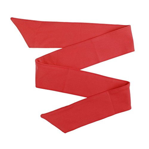 Moisture Wicking Sports Headband - Breathable Sweatband for Running - Red