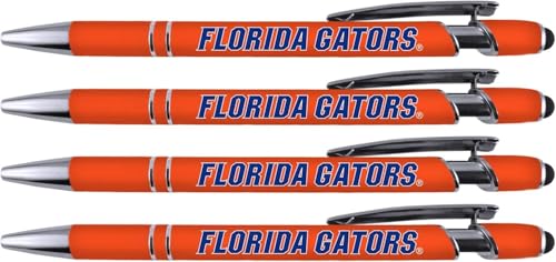 Florida Gators Soft Touch Coated Metal Pen Set - 4 Pack