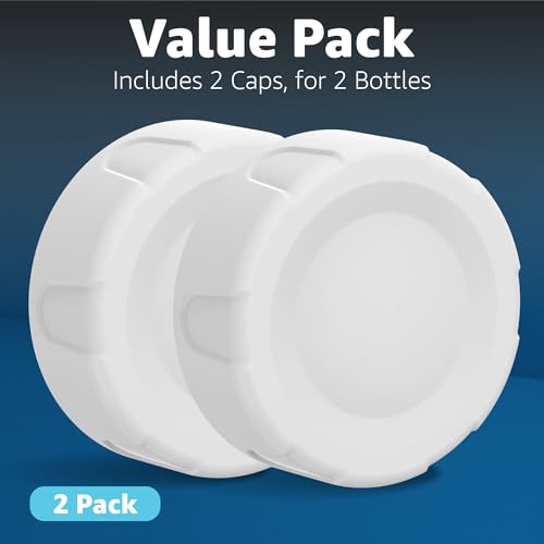 Replacement Water Bottle Lid Caps - Leakproof BPA-Free 2-Pack