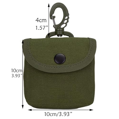 Tactical Key Pouch - Military EDC Pocket Organizer - Black