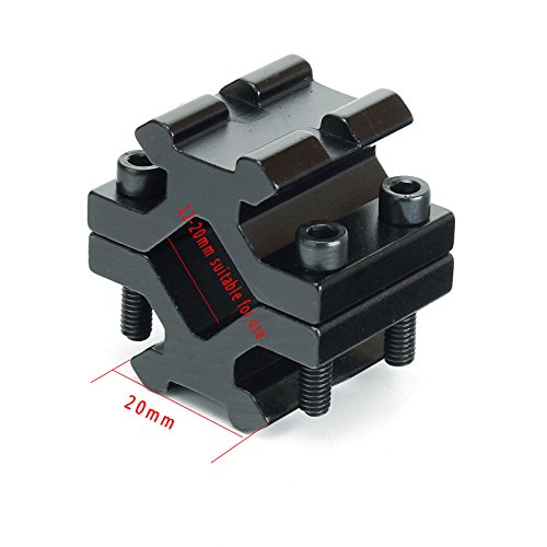 Universal Dual-Sided Picatinny Rail Rifle Barrel Mount Adapter