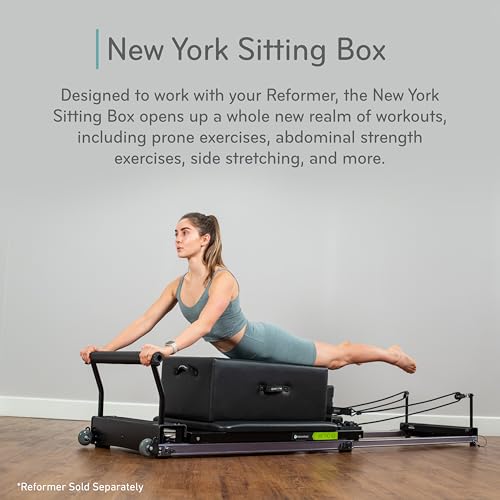 Pilates Sitting Box for Home Workouts & Studio Use - 15" x 27"