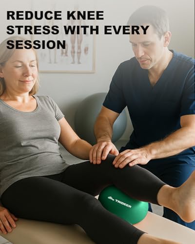 9 Inch Mini Pilates Ball for Physical Therapy - Green with Inflation Straw