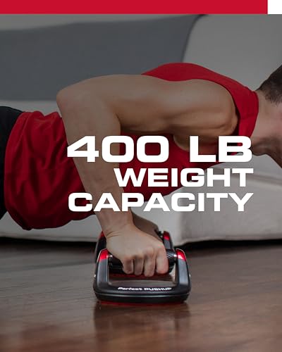 Push-Up Handles with Rotating Design & Steel Ball Bearings - Supports 400lbs
