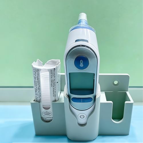 Ear Thermometer Organizer Station with Probe Cover Dispenser