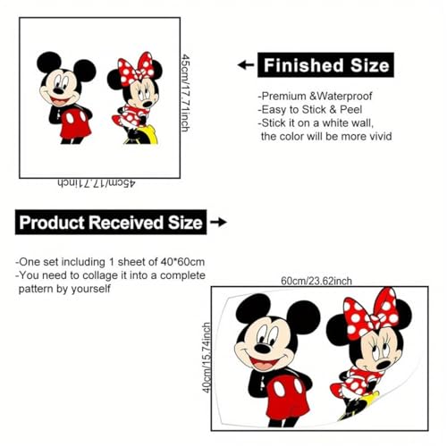 Stitch Wall Stickers for Kids, Cartoon Character Lilo&Stitch Stickers for Children Room, DIY Removable Stickers for Baby Kids Nursery Girls Bedroom Living Room Playroom Wall Decoration (Cute Stitch)