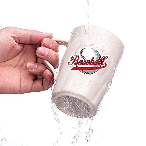 50-Piece Baseball Sticker Set - Waterproof Vinyl Decals for Sports Fans