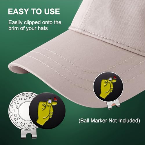 Magnetic Golf Ball Marker Hat Clip Caps Holder Professional Training