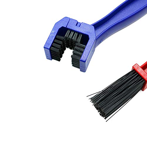 Bicycle and Motorcycle Chain Cleaning Brush Set - 2 Pcs