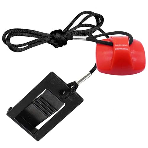 Universal Magnetic Treadmill Safety Key - Replacement Power Switch - Black