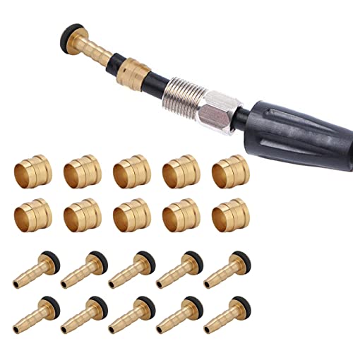 Hydraulic Brake Hose Olive Insert - 10 Set Connector for Bikes