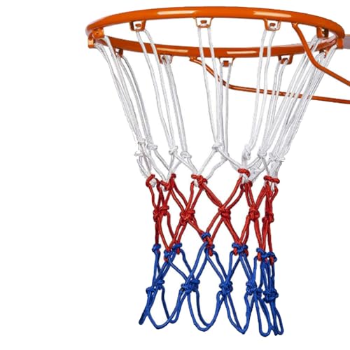 Colorful Basketball Net - 12 Loops, Durable All-Weather Design