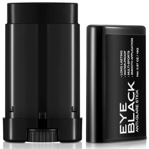 Eye Black Stick - Anti-Glare, Sweat-Proof, Long Lasting - Black