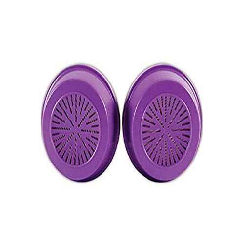 Honeywell 75SCP100L North 75SCP100 Combination Gas and Vapor Cartridge with P100 Particulate Filter, Purple (Pack of 2)